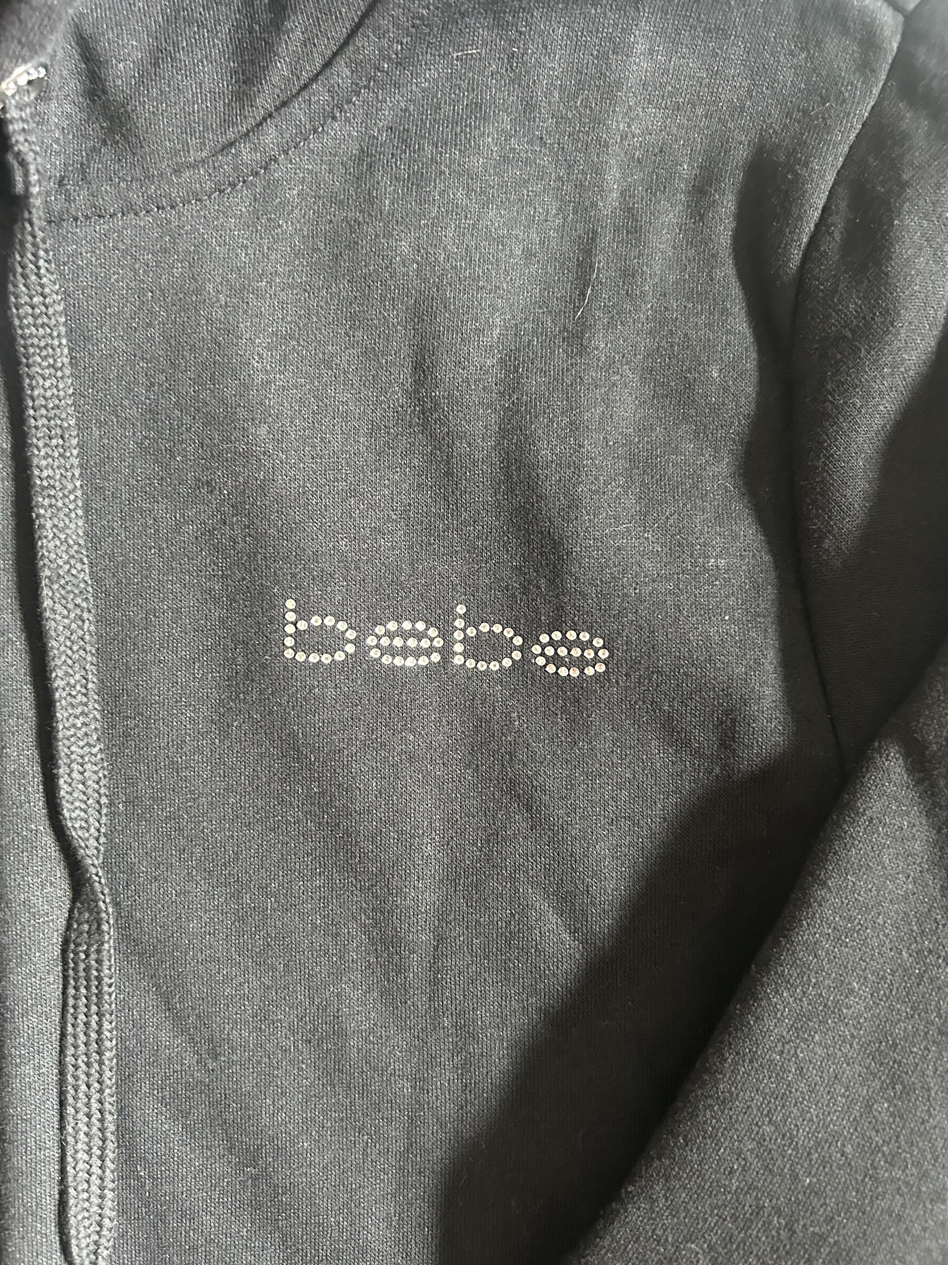 Bebe Sport Zip Hoodie — Black photo 2