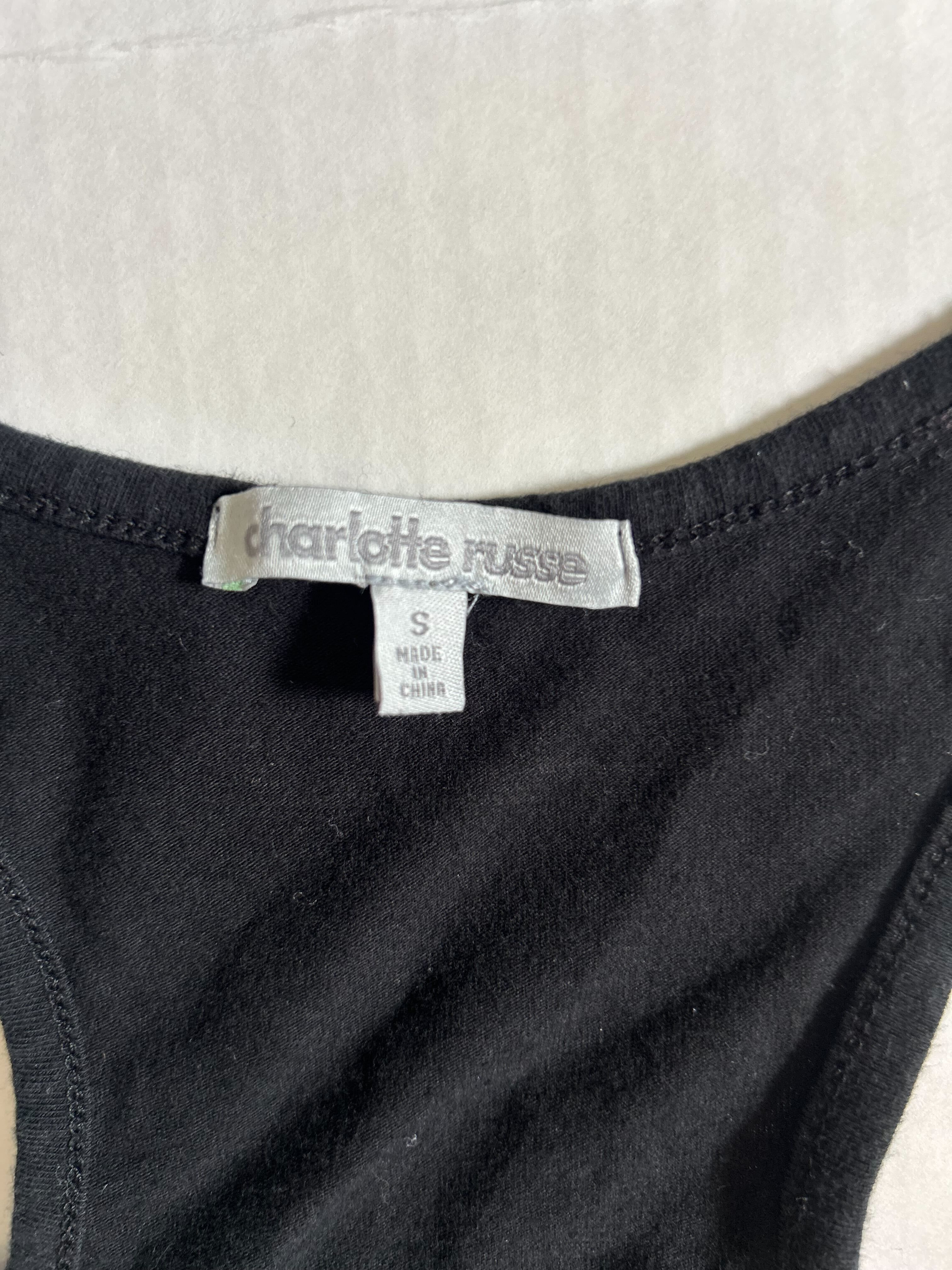 Charlotte Russe Gold Sequin Racerback Tank — Size S photo 2