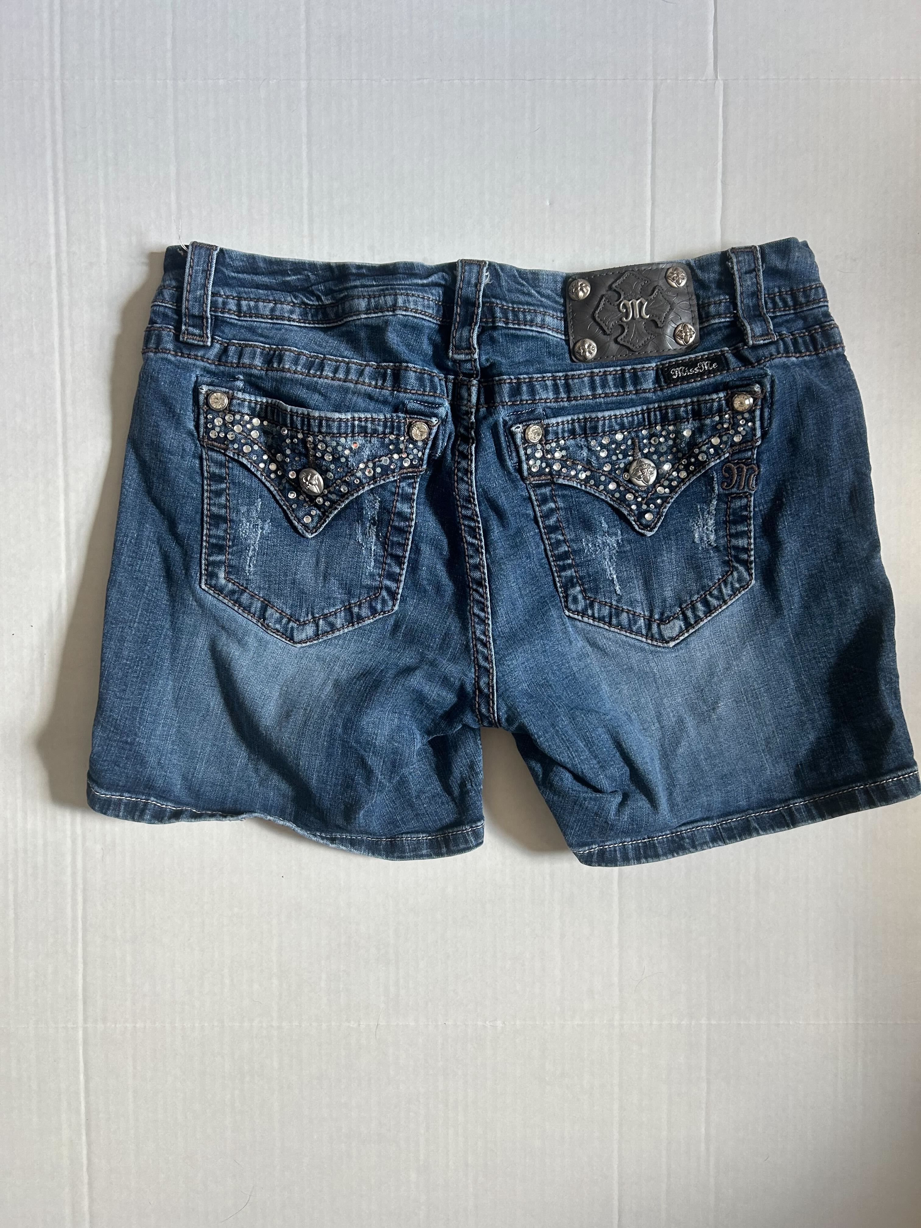 Miss Me Mid-Rise Denim Shorts — Size 31 photo 2